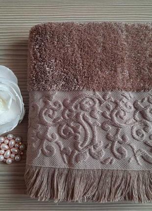 Элитные бамбуковые полотенца Sikel premium bamboo с бахромой