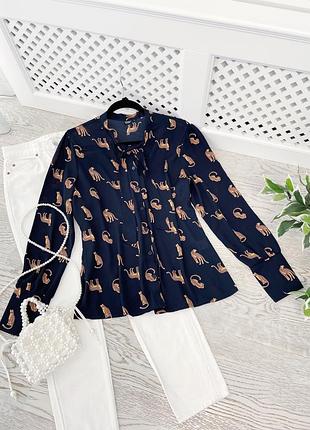 Стильна блуза в леопарди