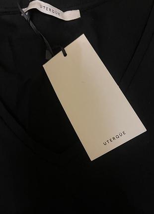 Хлопковый лонгслив с вырезом и рукавами uterque 5