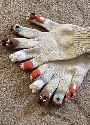 Перчатки шерсть