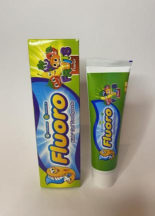 Fluoro флуоро дитяча гелева зубна паста із фруктовим смаком 50 гр.єгипет