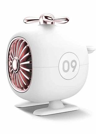 Портативна міні bluetooth-колонка вертоліт mini bluetooth speaker jisu j9 білій