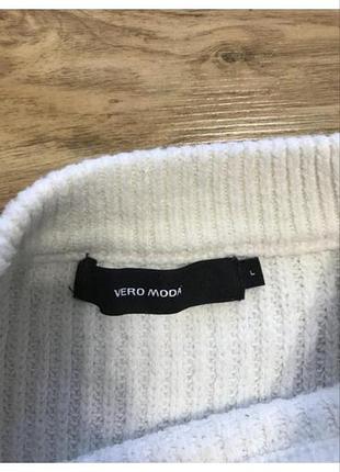 Светр білий вʼязаний vero moda 8
