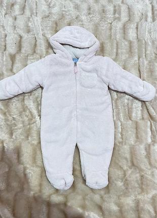 Теплий комбінезон для немовлят \ рожевий комбінезон для немовлят \ м'який комбінезон для немовлят