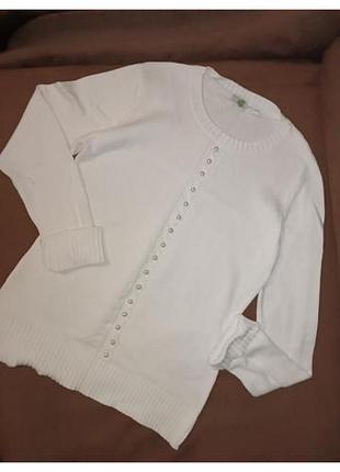 Белый свитер свитер свитерик джемпер 2