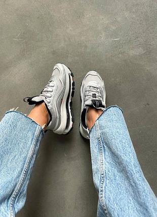 Кросівки nike air max 97 silver 7