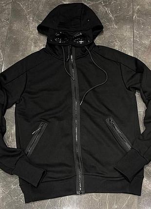 Чоловіча кофта c.p company в чорному кольорі