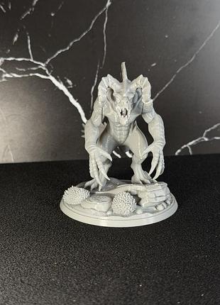 Фігурка кіготь смерті deathclaw з fallout - колекційна модель 6