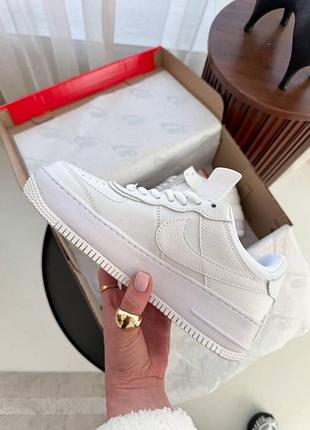 Женские кроссовки nike air force shadow "triple white” / smb+ 🔗 3