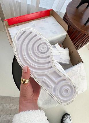 Женские кроссовки nike air force shadow "triple white” / smb+ 🔗 5