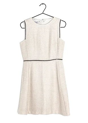 Сукня молочна твідова в стилі шанель chanel