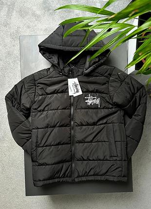 Чоловіча куртка stussy в чорному кольорі