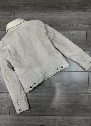 Оригінальна замшева куртка levi’s suede sherpa trucker jacket 7