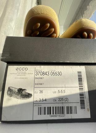 Жіночі замшшеві мокасини ecco 9