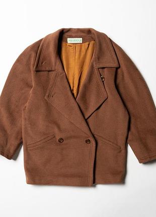 Jimmy hourihan of dublin vintage wool cashmere coat irish designer  [bwh016861]