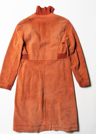 Philosophy di alberta ferretti vintage suede leather coat [jwh016862] 7