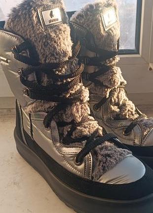 Распродаж.новые сапоги дутики зимние водонепроницаемые skandia.оригинал.р 38.24 см