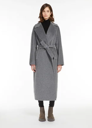 Длинное пальто на затин демисезон
