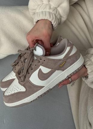 Женские кроссовки nike dunk low sail/beige / smb+ 🔗 4