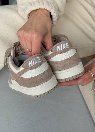 Женские кроссовки nike dunk low sail/beige / smb+ 🔗 6