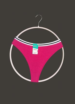 Бордовые хлопковые трусики стринги, замеры в описании ⬇️