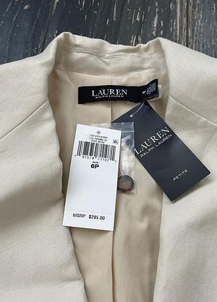Ralph lauren. роскошный брючный костюм лен с вискозой р s/m (6 сша) 4