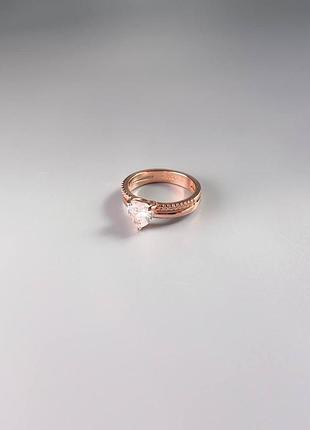 Каблучка pandora «блискуче серце» 5