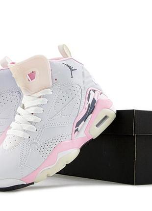 Nike air jordan 6 mvp shy pink арт 15372