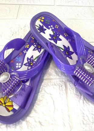 Шлепанцы детские на девочку 30-35 р (17,5-20.5 см) 30