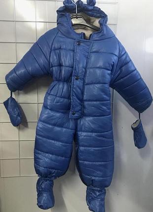 Комбінезон-конверт-трансформер на овчині 0-24 міс 74