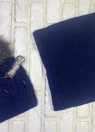 Шапка на флісі з хомутом 48-56р