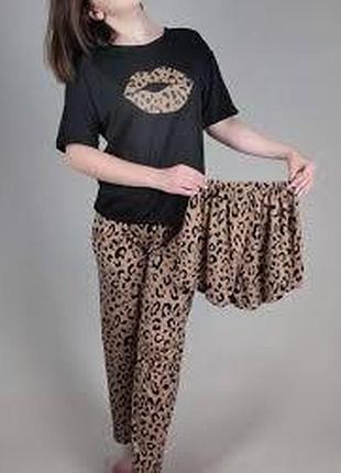 Піжама 3 в 1 на дівчинку підлітка 140-176 зріст № 598 152