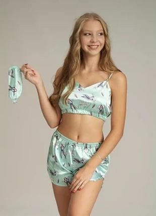 Пижама шовкова на дівчинку 128-176 рост №310 140