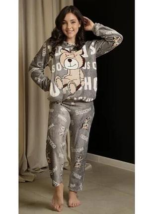 Піжама махрова на дівчинку 146-170 зріст № 411 146-152