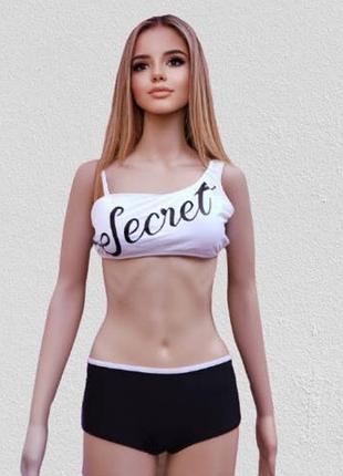 Купальник на дівчинку топ шорти 8-16 років 140-176р італія no22336 152