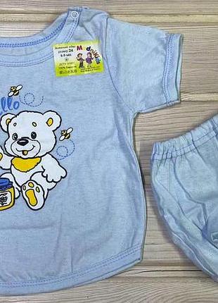 Костюм літній для немовлят disney 50-86 рост 74