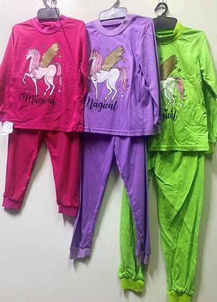 Піжама для дівчинки турція 92-134 зріст 92