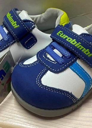 Кожаные кроссовки на мальчика eurobimbi 21-25р (12,5-15,5 см) 23, весна/лето/осень