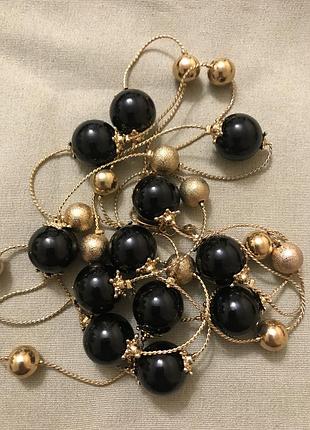 Розкішне довге намисто вінтаж