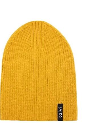 Шапка рубчик talvi 50-58 р 5-16 років гірчиця 54