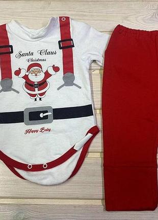 Костюм новорічний боді штани 62-80 розмір 80