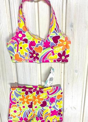 Купальник детский с шортиками 2-6 92-116 рост 104