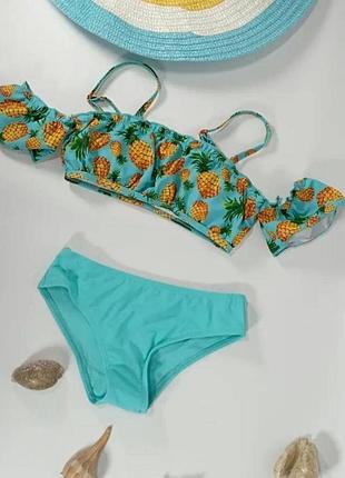 Купальник на дівчинку з топом 116-164р італія no317 164