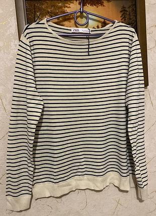 Жіночий новий лонгслів віскоза нейлон zara