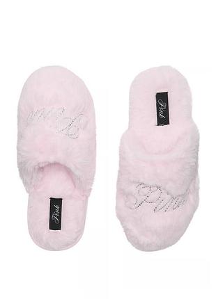 Рожеві тапочки victoria’s secret pink