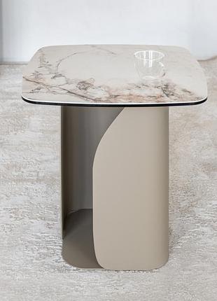 Кавовий стіл "крістіано" аврора голд + бежевий