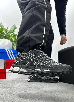 Asics gel-kahana 8 black grey 2