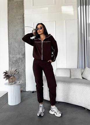 Жіночий флісовий спортивний костюм двійка