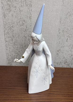 Фарфоровая статуэтка lladro «фея». 7