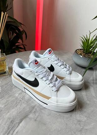 Nike court legacy lift white premium, женские кроссовки nike, жэнкие кроссовки найк 37 38 39 2